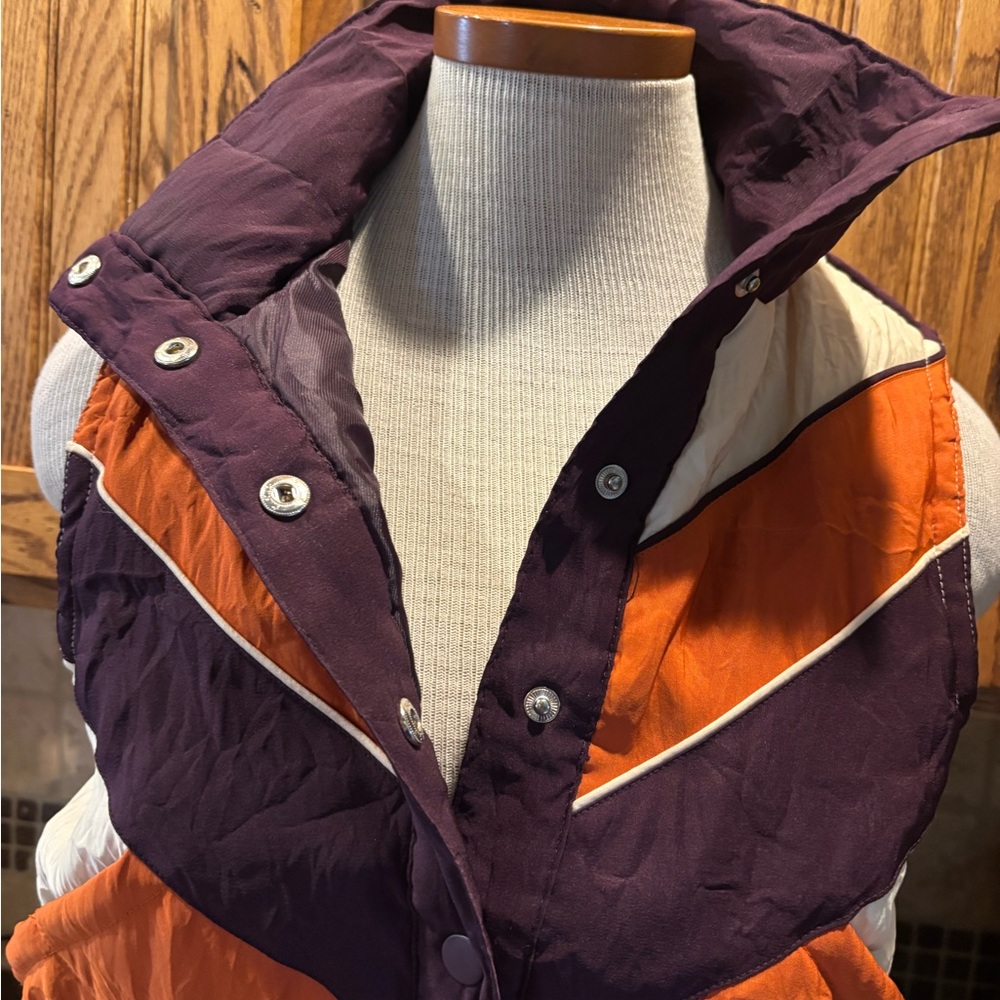 🌟Anna Sui Orange and Purple Vest - Picture 2 of 3